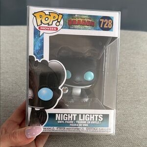 Funko Night Lights Vinyl Figure - Black with Blue Eyes